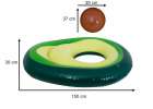 Inflatable swimming mattress with avocado ball with seed 150cm XL 7