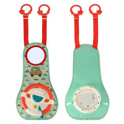 Interactive steering wheel for car with sound