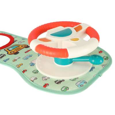 Interactive steering wheel for car with sound