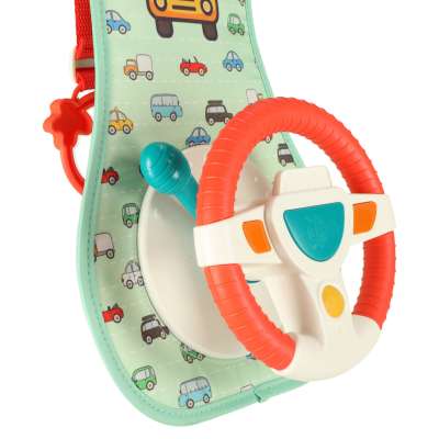 Interactive steering wheel for car with sound