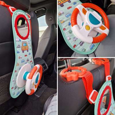 Interactive steering wheel for car with sound