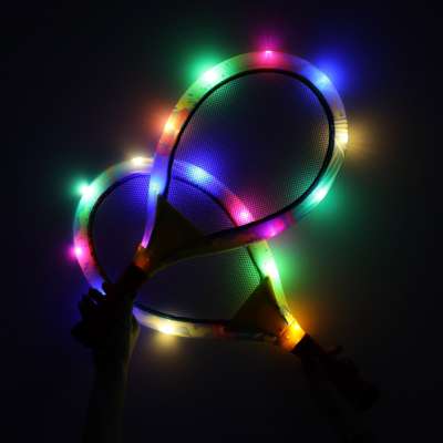 LED glowing tennis rackets + darts