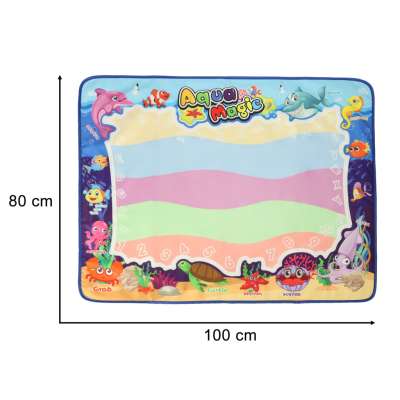 Mata wodna do malowania rysowania wodą XXL piecżtki szablony zestaw 100x80cm