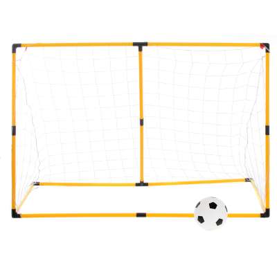 Soccer goal training mat with accessories