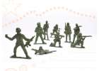 Soldiers military base figures set 114el. 5