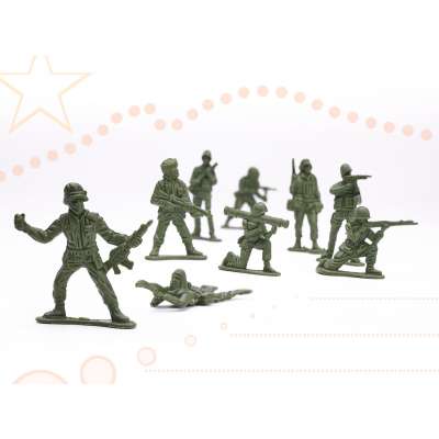 Soldiers military base figures set 114el.