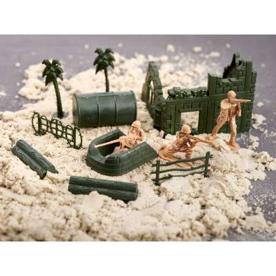 Soldiers military base figures set 114el.