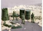 Soldiers military base figures set 114el. 9