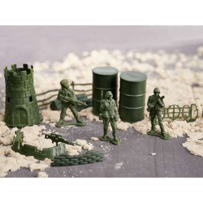Soldiers military base figures set 114el.