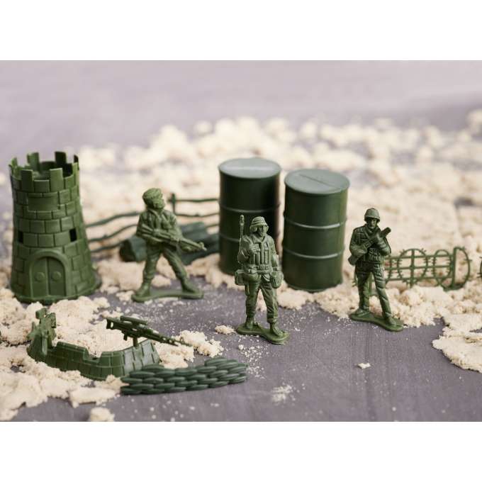 Soldiers military base figures set 114el.