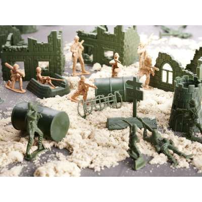 Soldiers military base figures set 114el.