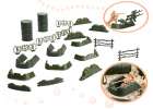 Soldiers military base figures set 114el. 12