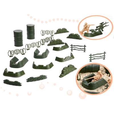 Soldiers military base figures set 114el.
