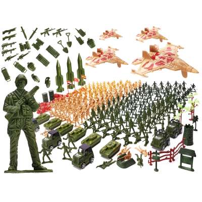 Soldiers military base figures set 307el.