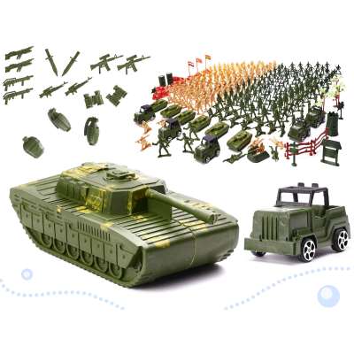 Soldiers military base figures set 307el.