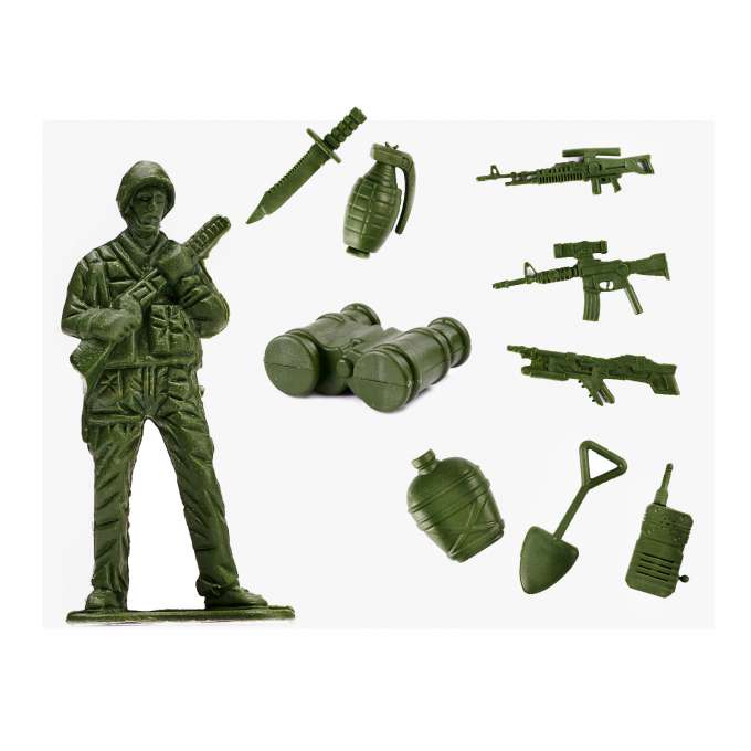 Soldiers military base figures set 307el.