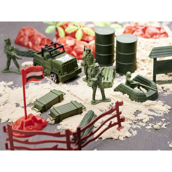 Soldiers military base figures set 307el.