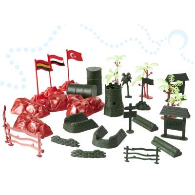 Soldiers military base figures set 307el.