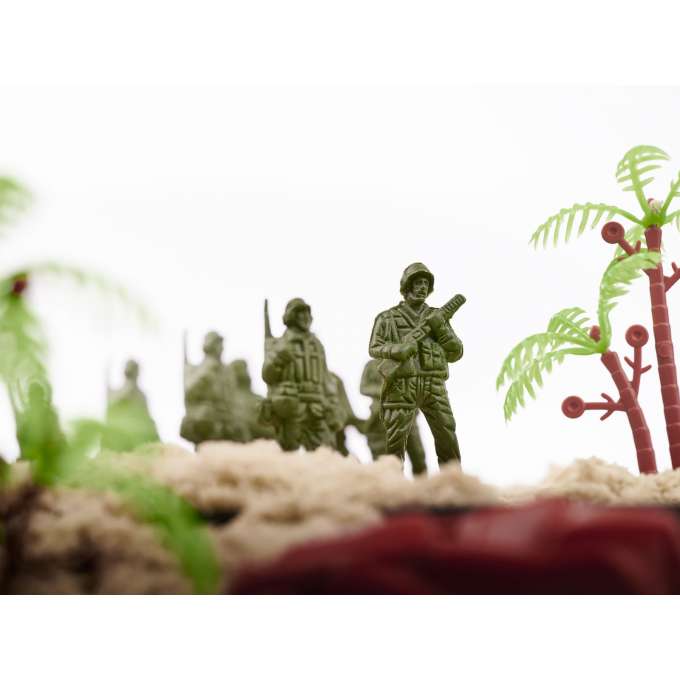 Soldiers military base figures set 307el.