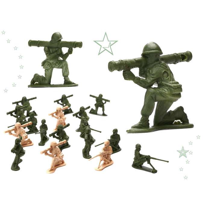 Soldiers military base figures set 307el.