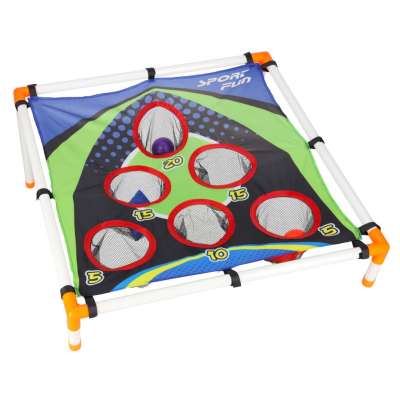 Toss to the target with bags darts skill game