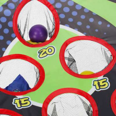 Toss to the target with bags darts skill game