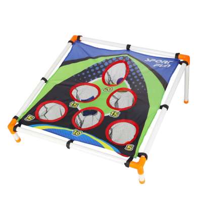 Toss to the target with bags darts skill game