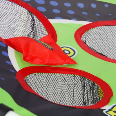 Toss to the target with bags darts skill game