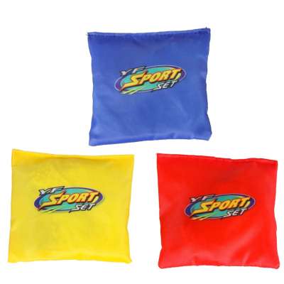 Toss to the target with bags darts skill game