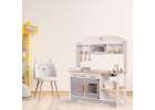 Toy wooden kitchen for children mdf modern classic accessories 82cm 15