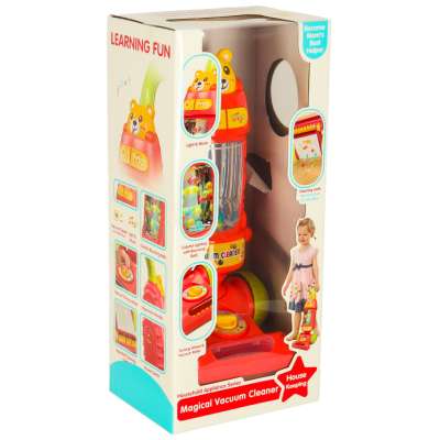 Vacuum cleaner for children interactive with sound raspberry 46cm