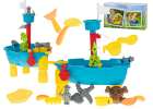 Water table sandbox pirate ship + accessories 25el. 1