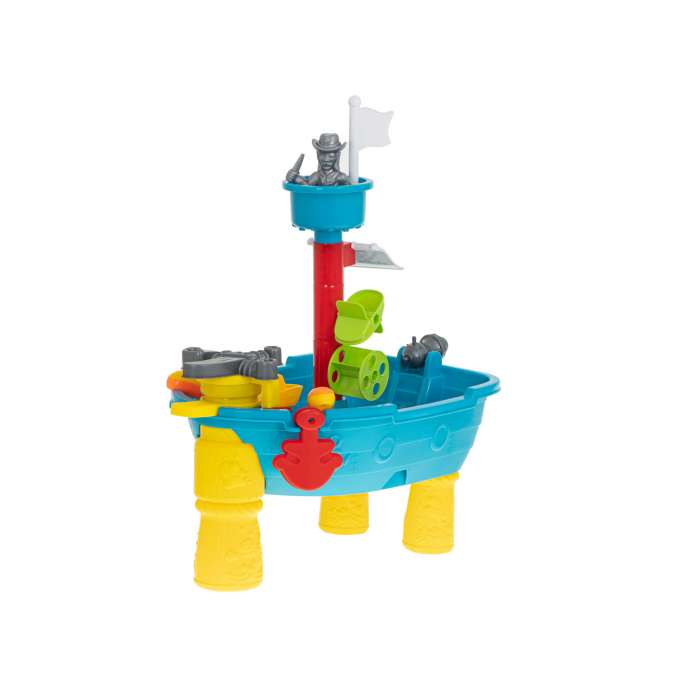 Water table sandbox pirate ship + accessories 25el.