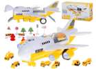 Aircraft transporter with construction cars side/front 1