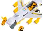 Aircraft transporter with construction cars side/front 4