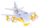 Aircraft transporter with construction cars side/front 9