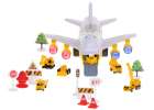 Aircraft transporter with construction cars side/front 10