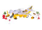 Aircraft transporter with construction cars side/front 13