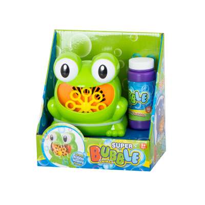 Soap bubble machine frog bubble frog