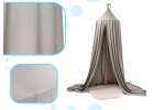 Canopy curtain tipi tent hanging gray 2