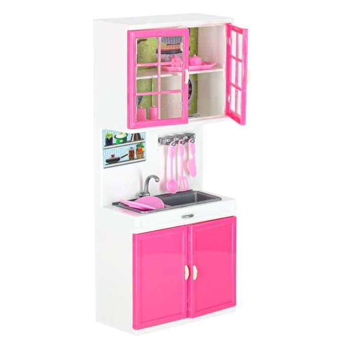 Doll furniture kitchen 4 segments LED sounds