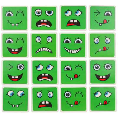 Face-changing creative challenge blocks