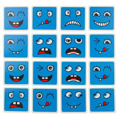 Face-changing creative challenge blocks