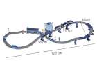 Kolejka elektryczna pociąg policja autka 92 elementy ~300cm  2