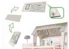 LULILO Domek dla lalek drewniany FLORO boho LED 5
