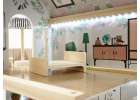LULILO Domek dla lalek drewniany FLORO boho LED 25