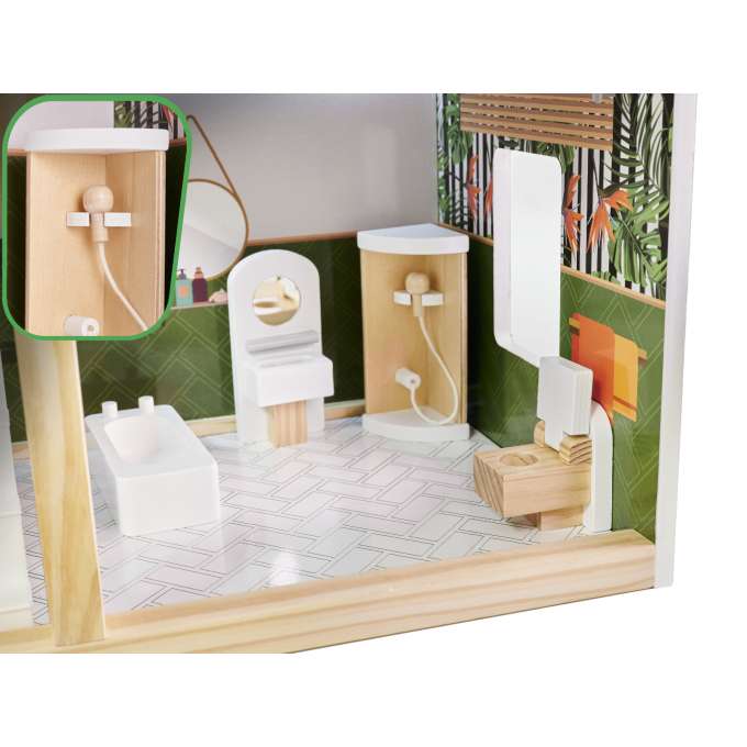 LULILO Domek dla lalek drewniany apartament Ikonka boho 