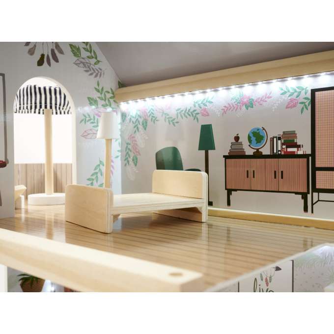 LULILO Domek dla lalek drewniany apartament Ikonka boho 