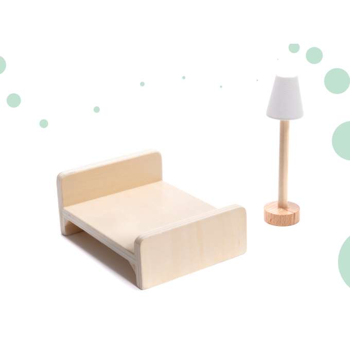 LULILO Domek dla lalek drewniany apartament Ikonka boho 