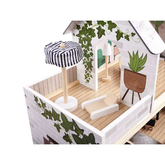 LULILO Domek dla lalek drewniany apartament Ikonka boho 